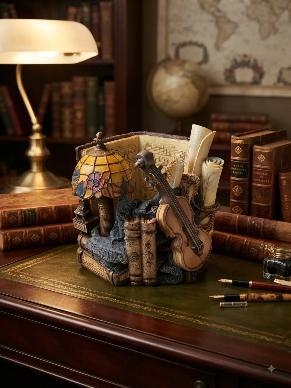Symphony Collection Cherison Enterprises Music Book Desk Organizer Pen Holder